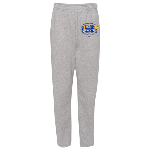 Jerzees Open Bottom Sweatpants w. Pockets -- Athletic Heather