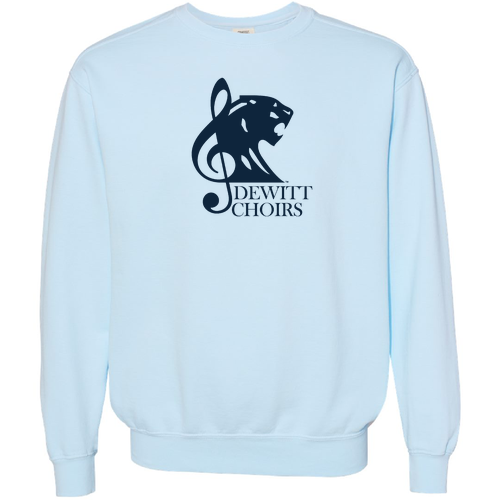 Comfort Colors Adult Crewneck Sweatshirt -- Chambray
