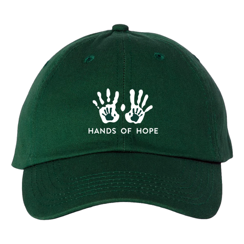 Valucap Bio-Washed Unstructured Hat -- Forest Green