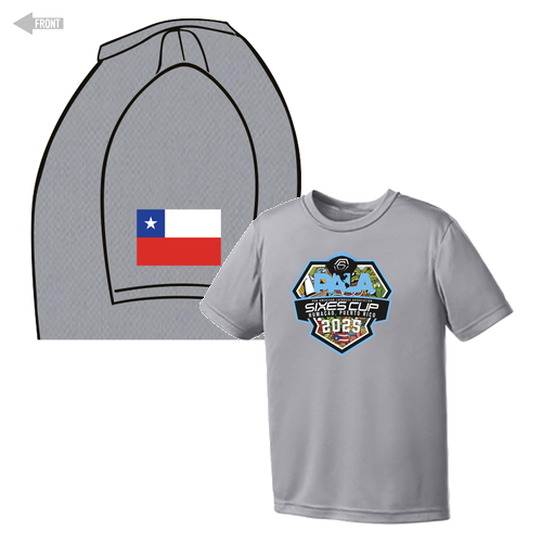 CHILE Performance Tee -- YOUTH Silver