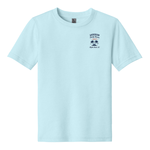 Youth Next Level Ice Blue Soft Shirts