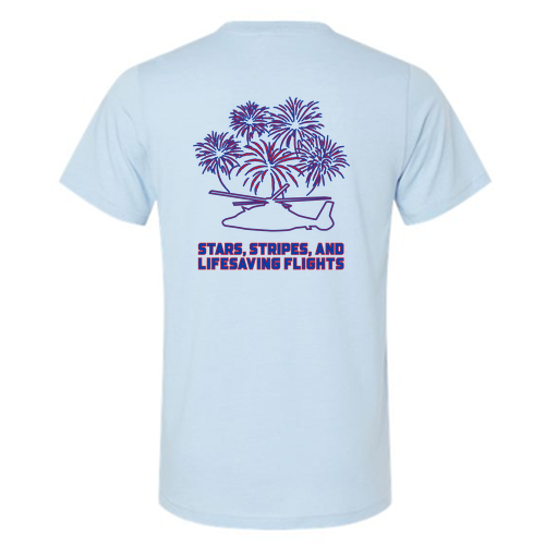 Mens/Unisex Bella Canvas Soft Fitted Heather CVC T-Shirt -- Heather Baby Blue