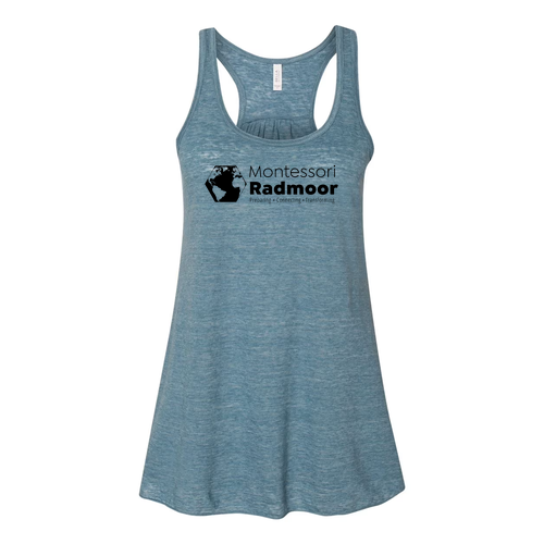 Bella Canvas Adult Lightweight Flowy Tank -- Denim Slub