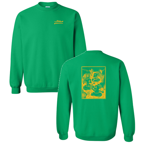 Mens/Unisex Gildan Heavy Blend Crew Neck Sweatshirt -- Irish Green