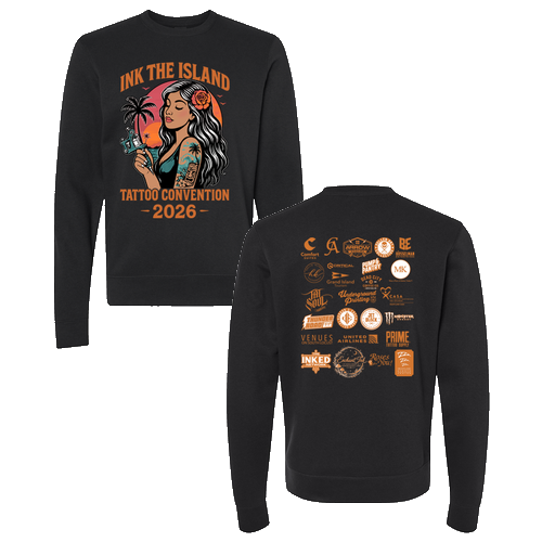 Sunset Adult Crewneck Sweater -- Black