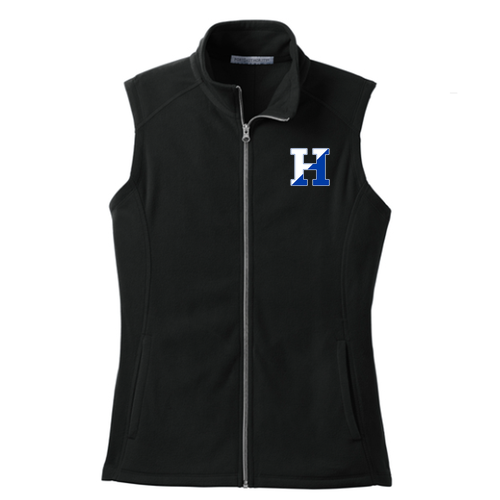 Port Authority Ladies Microfleece Vest -- Black