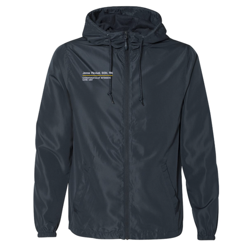 Independent Trading Co. Lightweight Windbreaker Zip Jacket -- Classic Navy