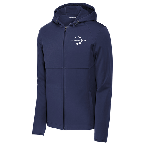 Sport-Tek® Women's Hooded Soft Shell Jacket -- True Navy