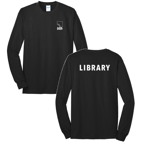 Regular Port and Company Long Sleeve 50/50 T Shirt -- Jet Black