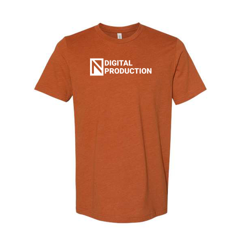 Digital Production Bella Canvas Unisex Heather CVC T-Shirt -- Heather Autumn