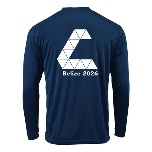 Paragon Long Islander Performance Long Sleeve T-Shirt -- Navy