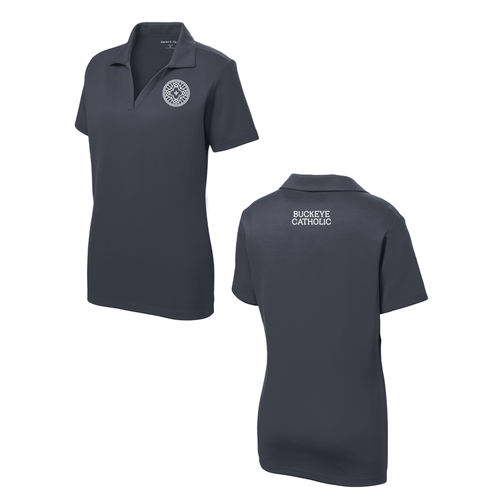 Sport-Tek Ladies PosiCharge RacerMesh Polo -- Graphite