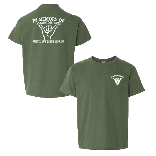 Gildan Youth Softstyle T-Shirt -- Military Green