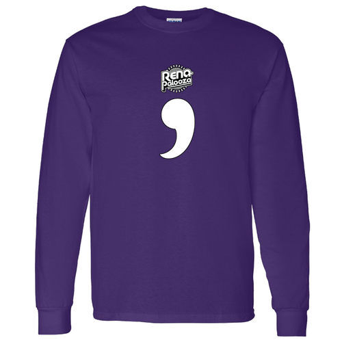 Gildan Heavy Cotton Longsleeve Basic T-Shirt -- Purple