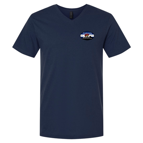 Gildan Adult V-Neck T-Shirt -- Navy