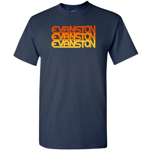 Evanston x3 T-Shirt -- Navy