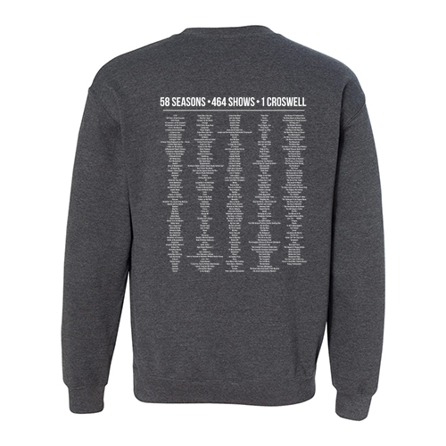 Gildan Heavy Blend Crew Neck Sweatshirt -- Dark Heather