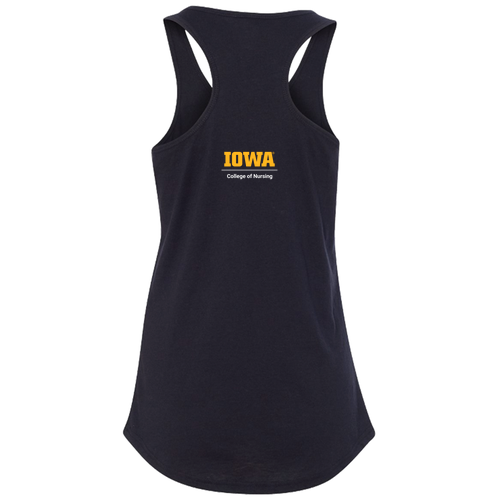Next Level Ladies Ideal Racerback Tank -Nursing Mom- Black