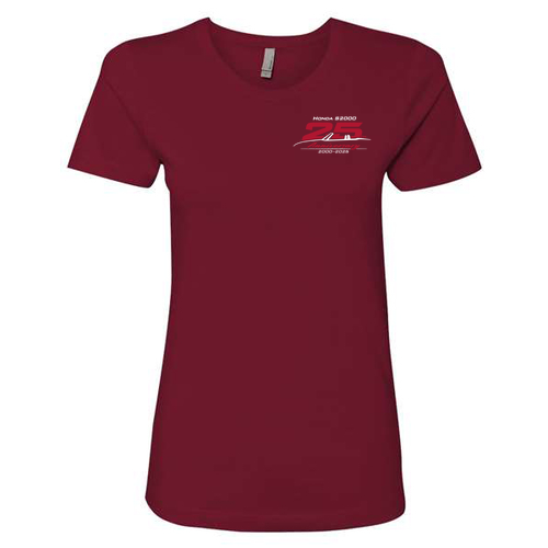 Next Level Ladies Boyfriend Tee -- Cardinal