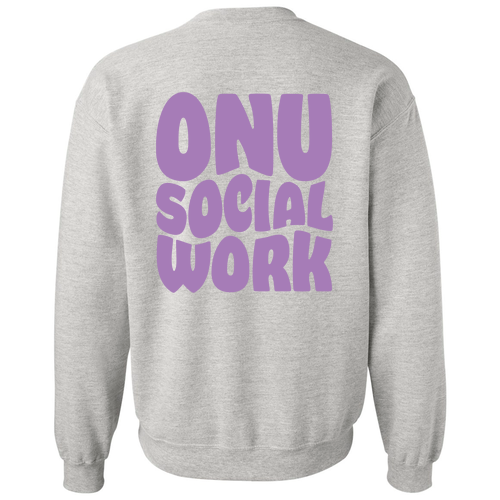 Gildan Heavy Blend Crew Neck Sweatshirt -- Ash