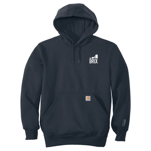 Carhartt Rain Defender Paxton Heavyweight Hooded Sweatshirt -- New Navy