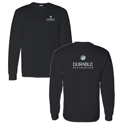 Gildan Heavy Cotton Longsleeve Basic T-Shirt -- Black
