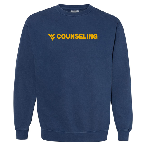 Comfort Colors Crewneck Sweatshirt -- True Navy