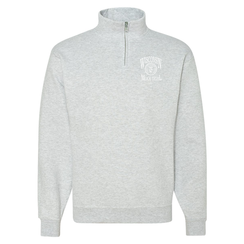 Jerzees 9.3 Oz 50/50 Nublend Quarter Zip Sweatshirt Adult -- Ash