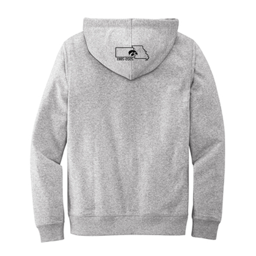 District Re-Fleece Hoodie -- Light Heather Grey