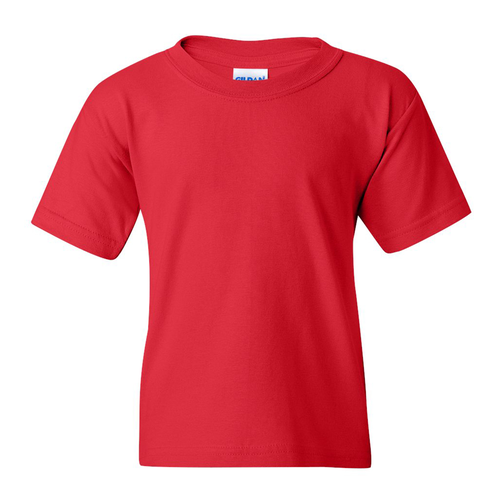 Youth Red Cotton T-Shirt