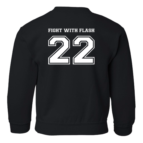 Gildan Heavy Blend Youth Crew Neck Sweatshirt -- Black