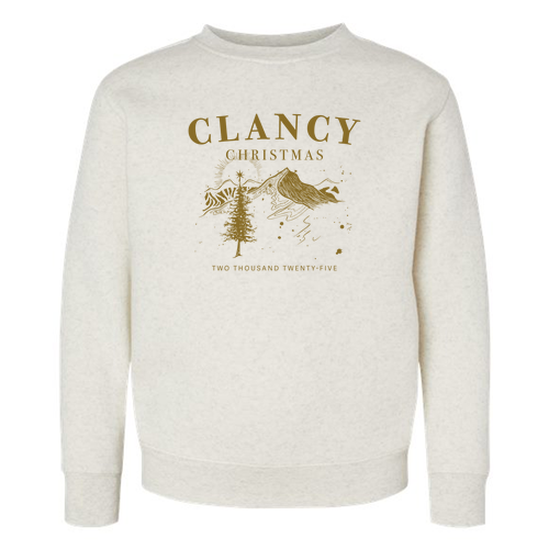 LAT Apparel Youth Elevated Fleece Crew -- Natural Heather