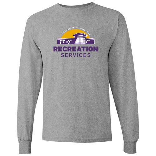 Gildan Heavy Cotton Longsleeve Basic T-Shirt -- Sport Grey