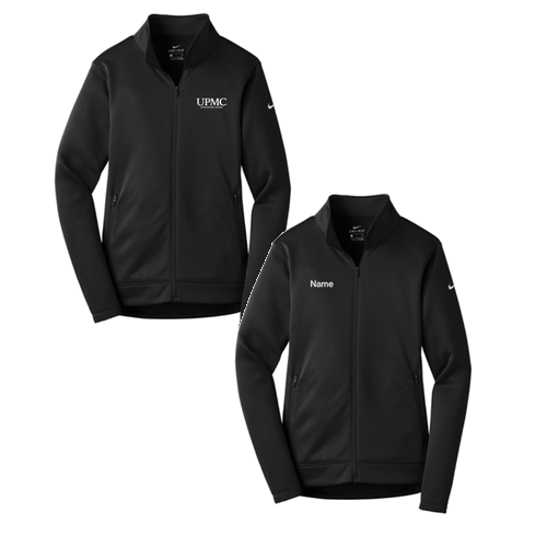Nike Ladies Therma-FIT Full-Zip Fleece -- Black
