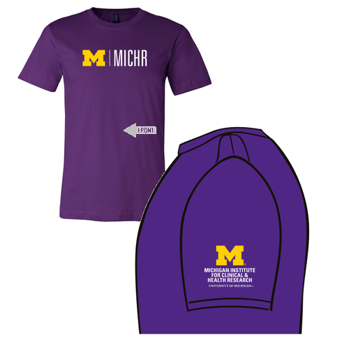 Mens/Unisex Bella Canvas Soft Fitted Jersey T-Shirt -- Team Purple