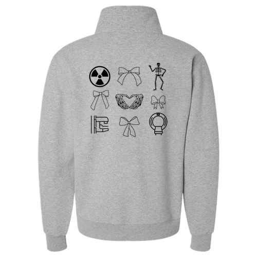 Radiation Oncology 1/4 Zip-gray