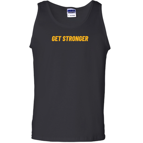 Get Stronger -Ultra Cotton Tank Top -- Black