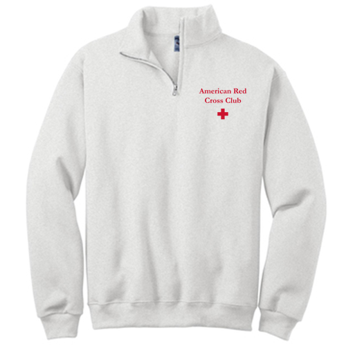 Jerzees 1/4 Zip Cadet Sweatshirt -- Ash