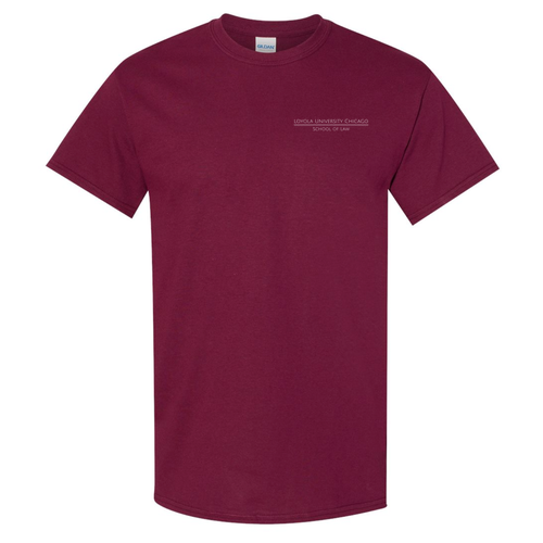 Corboy Law Center Basic T-Shirt -- Maroon