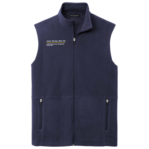 Port Authority Accord Microfleece Vest -- Navy