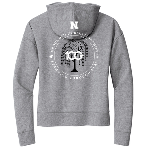 Ladies Adult 100 Years Hoodie -- Athletic Heather