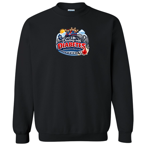 Gildan Heavy Blend Crew Neck Sweatshirt -- Black