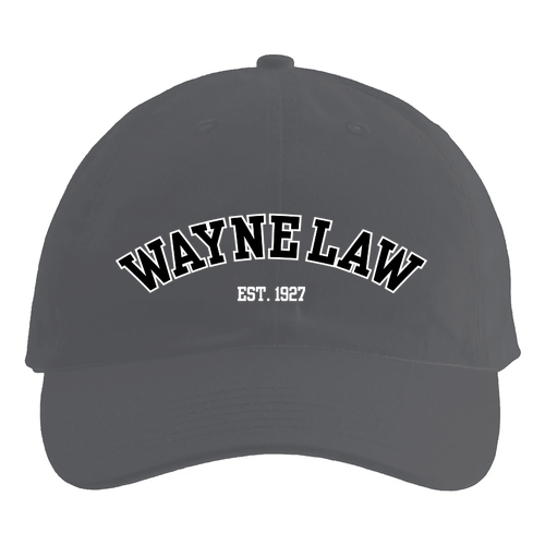 Valucap Bio-Washed Unstructured Hat -- Charcoal