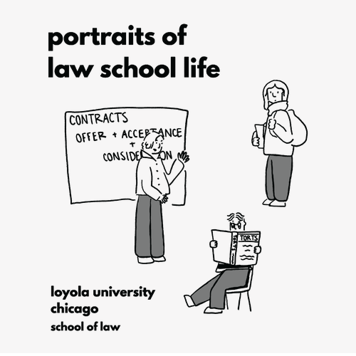Portraits Of Law School Basic T-Shirt -- White