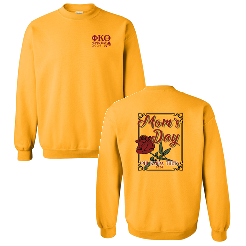 Gildan Heavy Blend Crew Neck Sweatshirt -- Gold