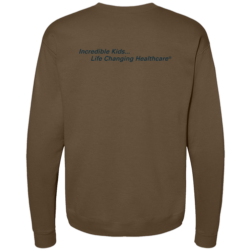 Crewneck Sweatshirt (w/ Back Print) -- Army Brown