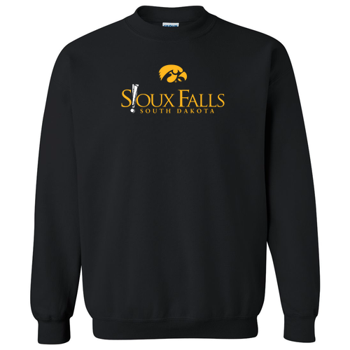 Gildan Heavy Blend Crew Neck Sweatshirt -- Black