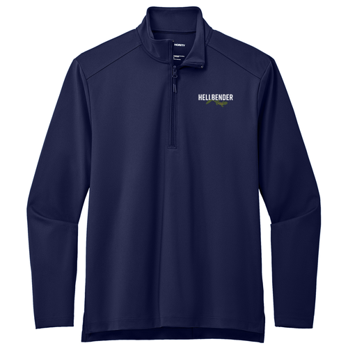 Port Authority C-FREE Double Knit 1/4-Zip -- True Navy