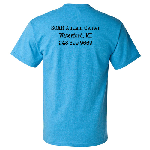 Gildan Ultra Cotton Basic T-Shirt -- Heather Sapphire