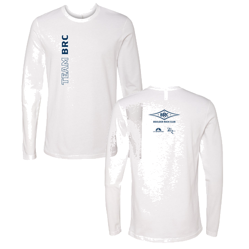 Next Level Apparel Premium Fitted Long Sleeve Crew -- White